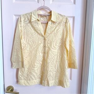 Yellow studio works button up